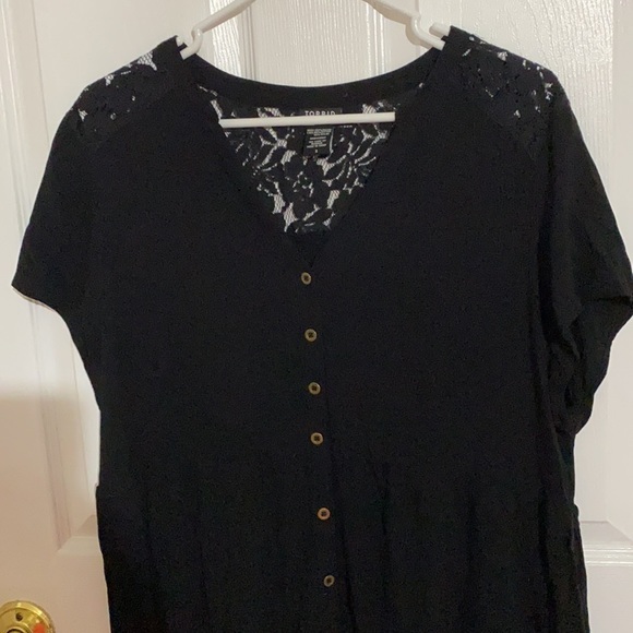 Torrid Black Blouse - Picture 3 of 7